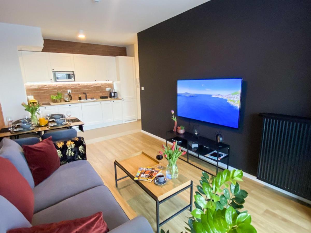 Appartamento Apartament Riviera Modern Tower Gdynia Esterno foto